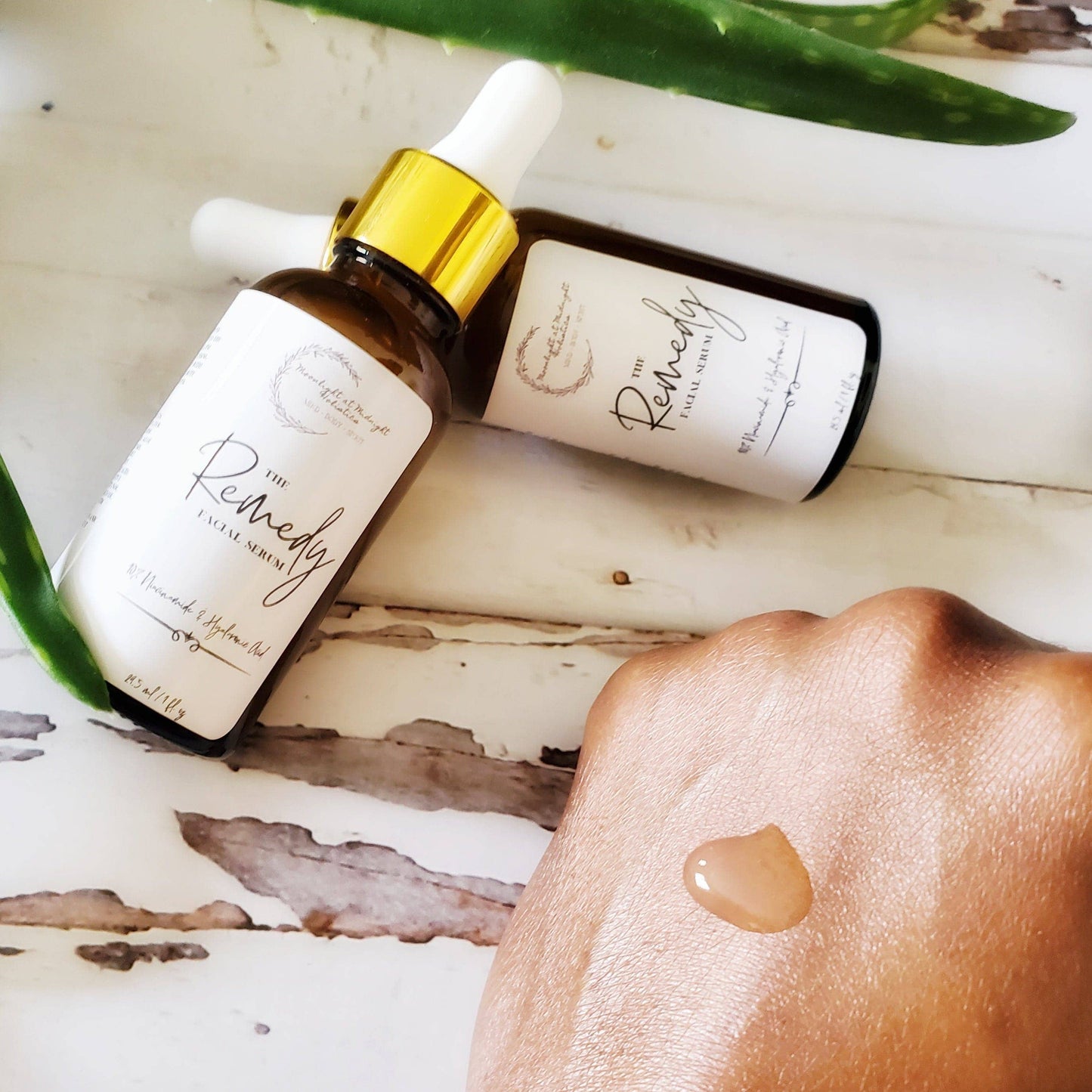Moonlight at Midnight Holistics - The Remedy: 10% Niacinamide & Hyaluronic Acid Anti-Aging Fac